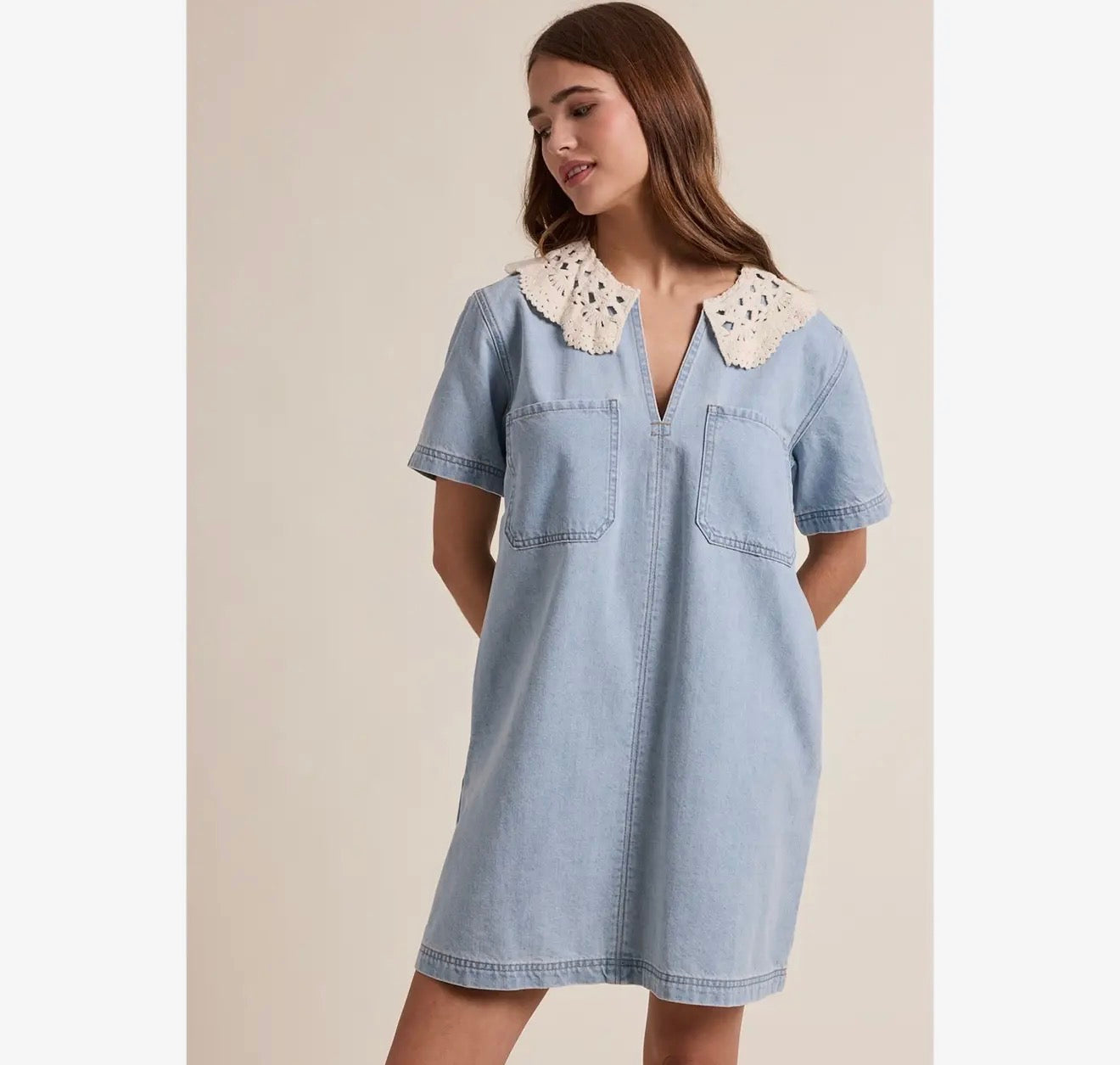 Diana’s Collared Denim