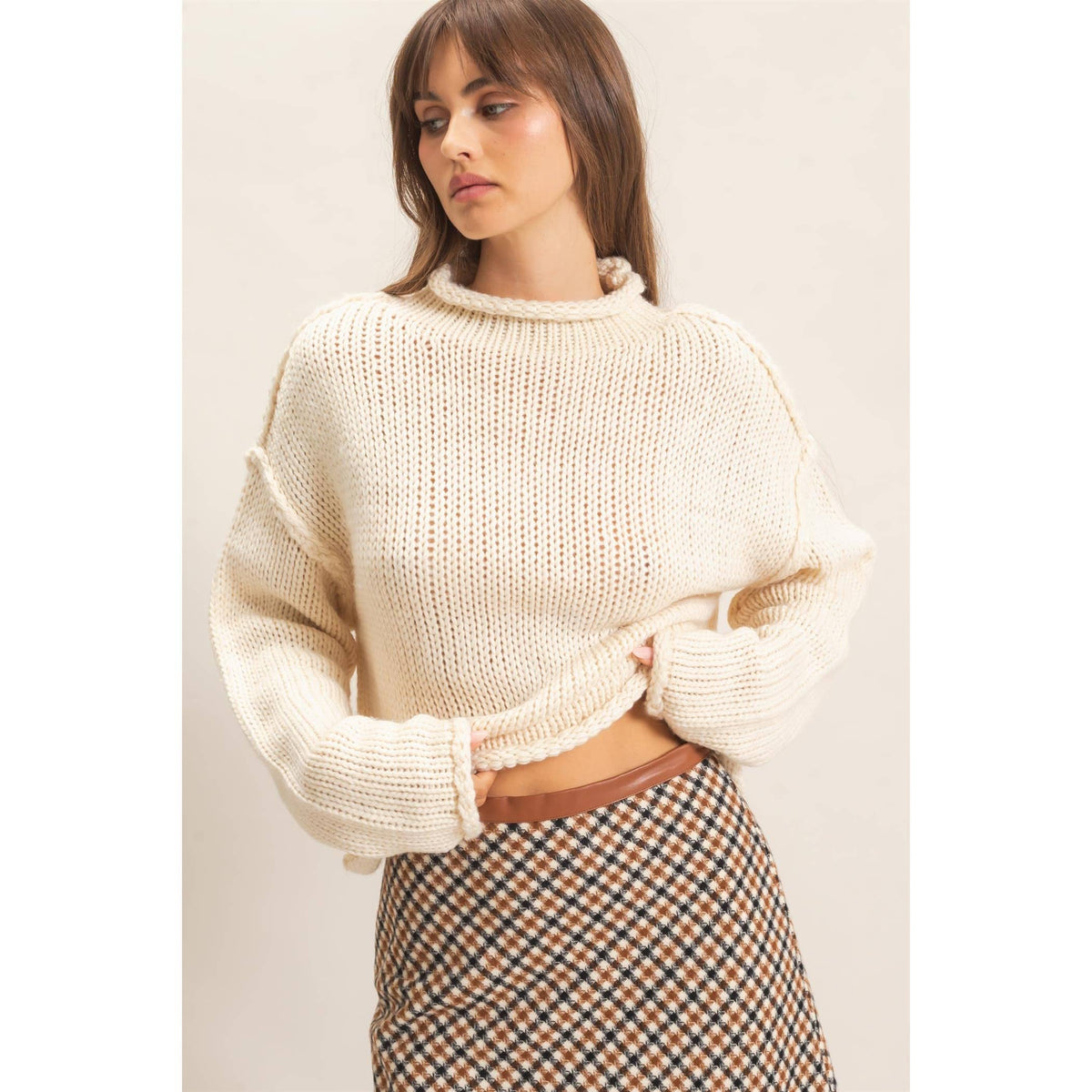 Rue’s Rolled Knit Sweater