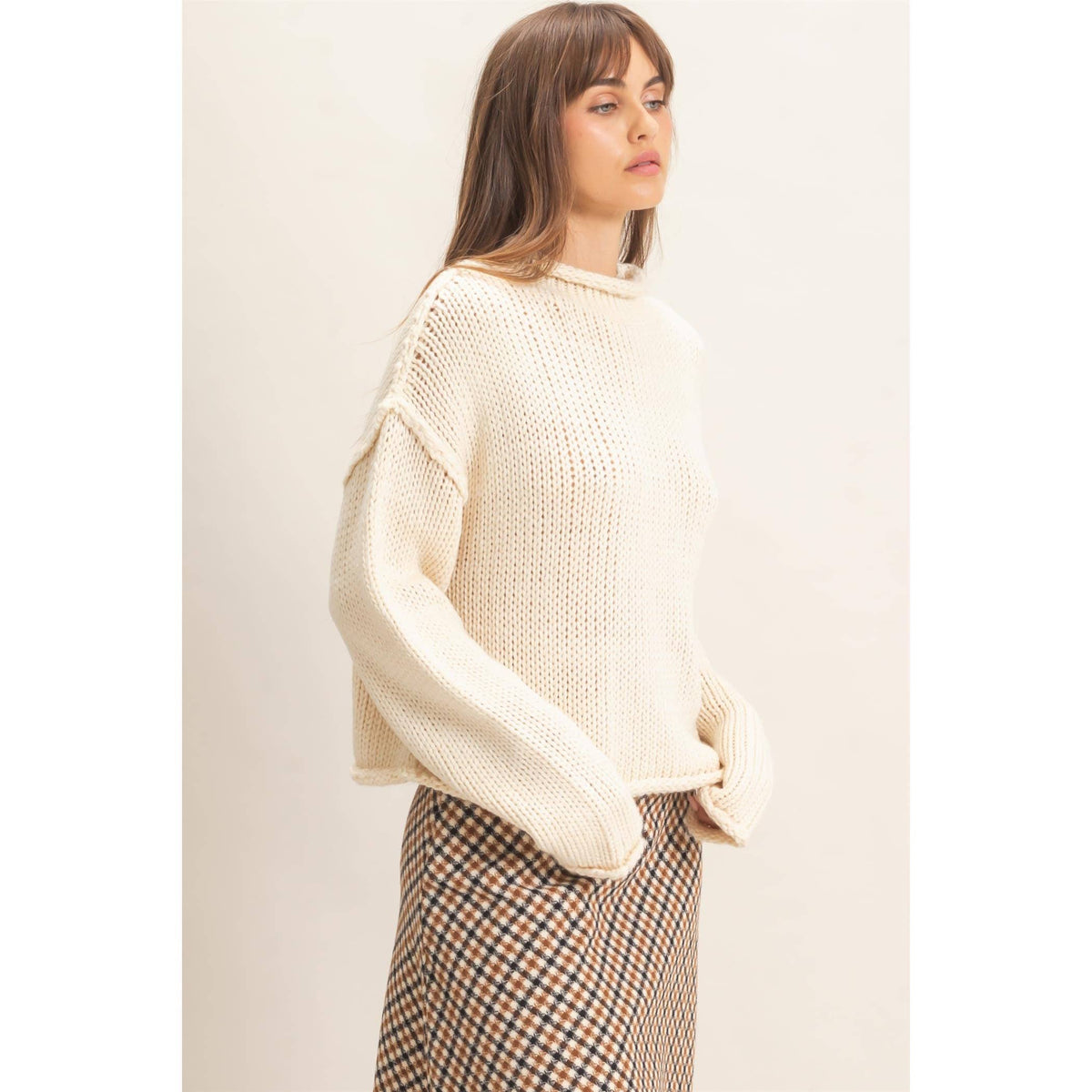 Rue’s Rolled Knit Sweater