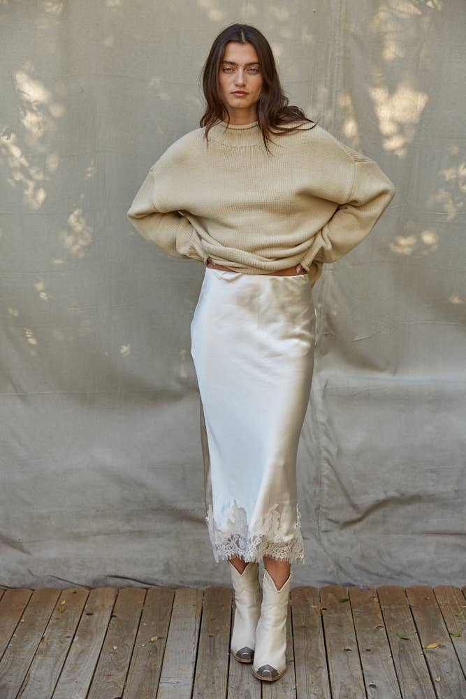 The Satin Skirt
