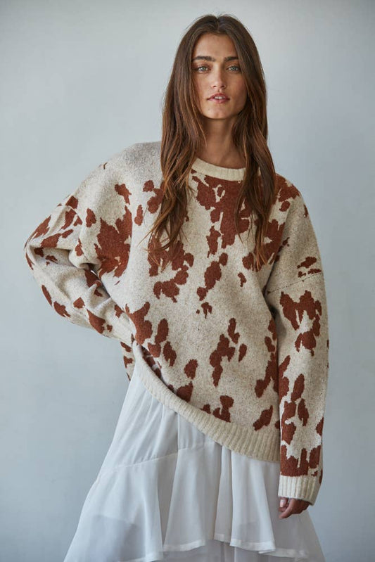 Amy’s Animal Pattern Sweater