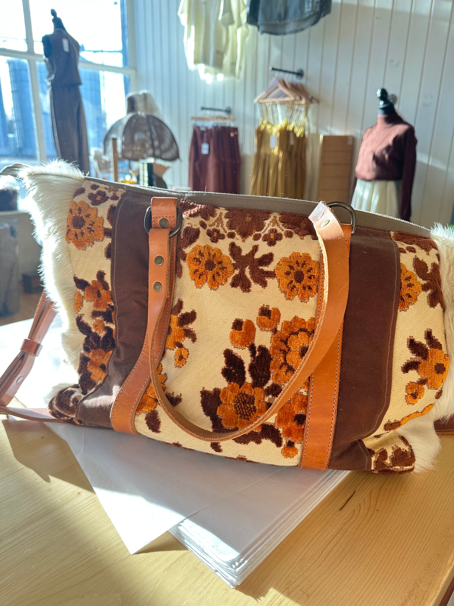 Weekender Cowhide bag