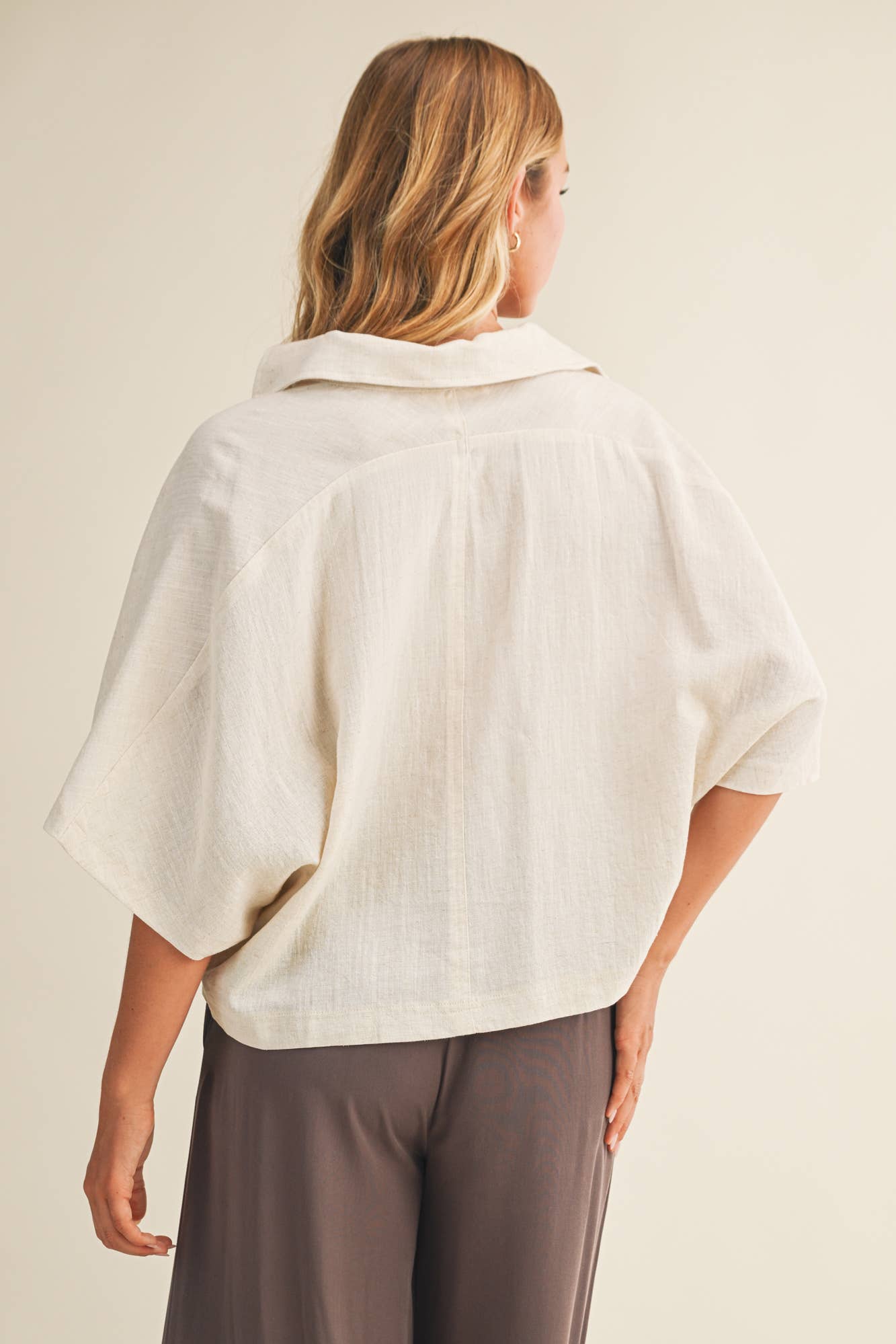 Drake’s Drape Sleeve Blouse