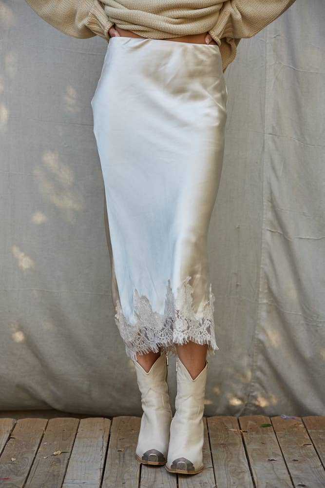 The Satin Skirt