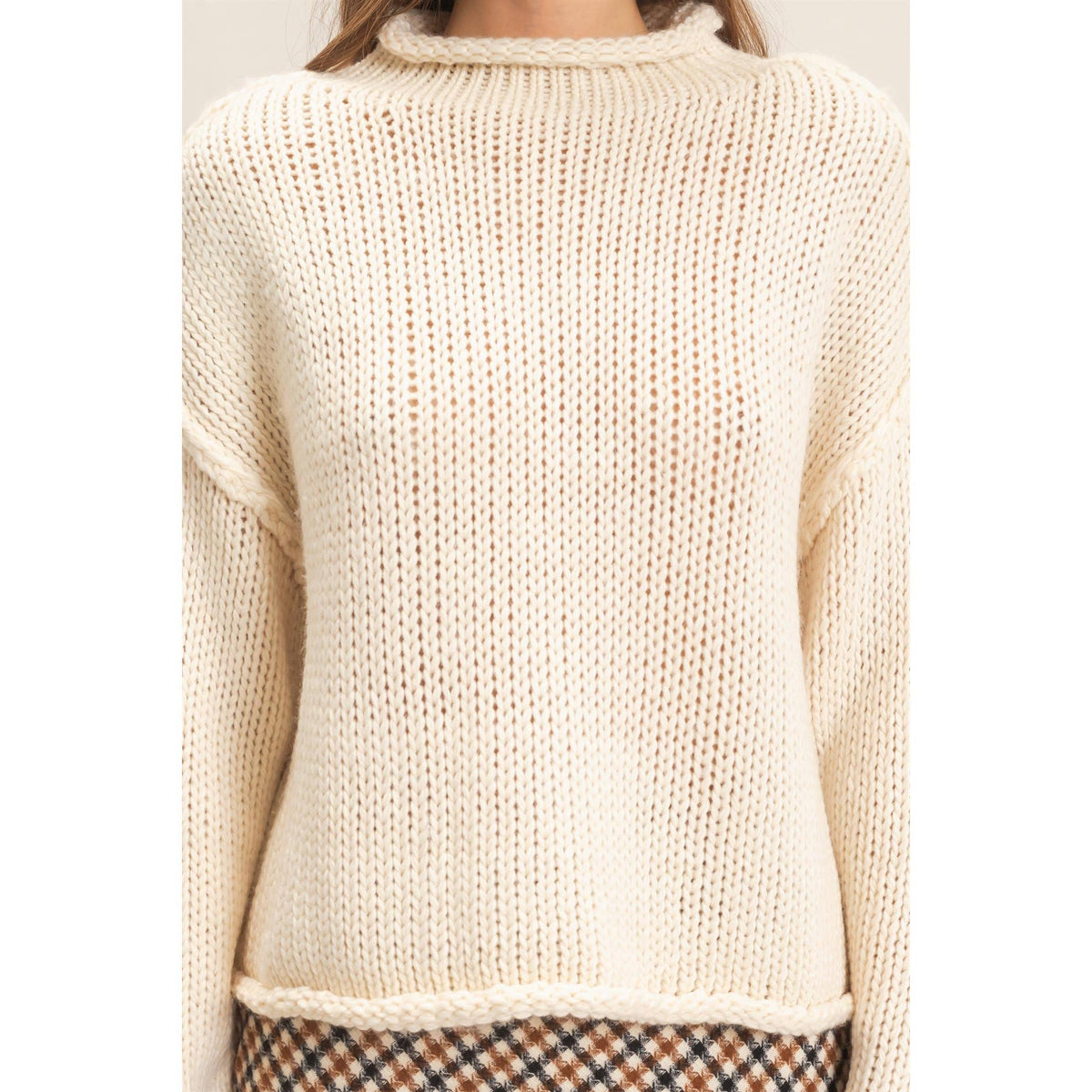 Rue’s Rolled Knit Sweater