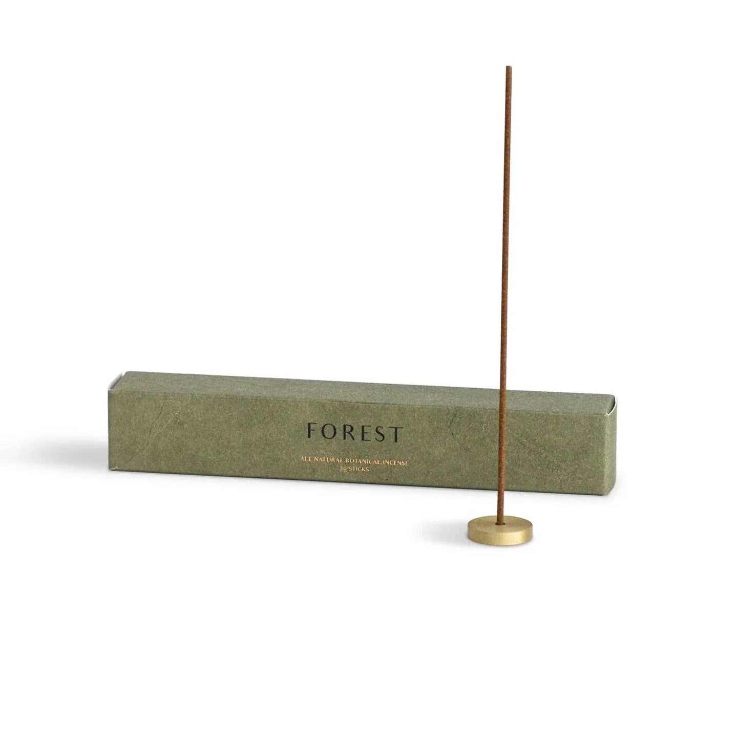 Cedarwood Incense Stick Set – with Brass Holder