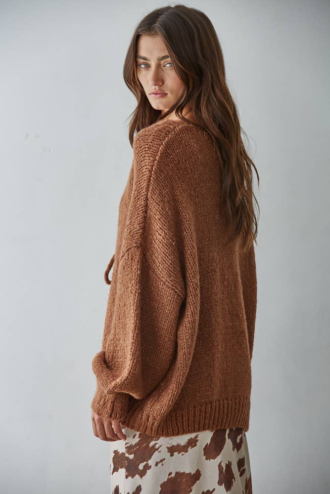 Tie Front Cardigan Top
